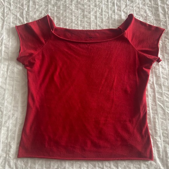 Brandy Melville red Charlene top - Picture 1 of 3